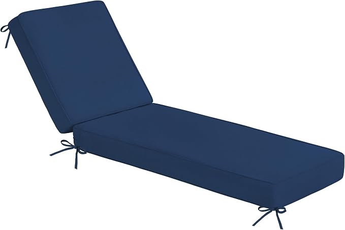 Sundale Outdoor Olefin Chaise Lounge Cushion, Water-Resistant Patio Lounge by SundaleOutdoor