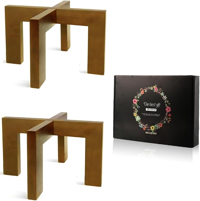 2 Pack Plant Stand Indoor Outdoor, Mid Century Plant Stand - Image 3