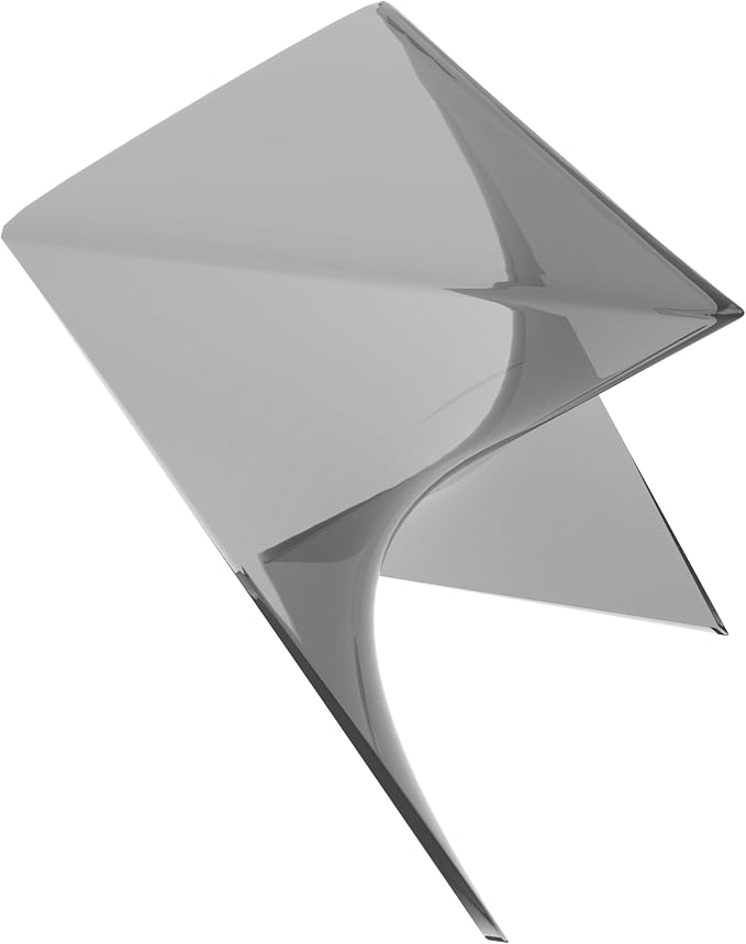 LeisureMod 15.75" Stackable Weather-Resistant Plastic Triangular Side Table - Image 7