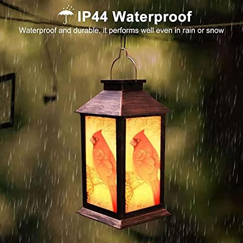 Solar Lanterns, Outdoor Hanging Lanterns Waterproof LED Solar Cardinal Lights - Image 4