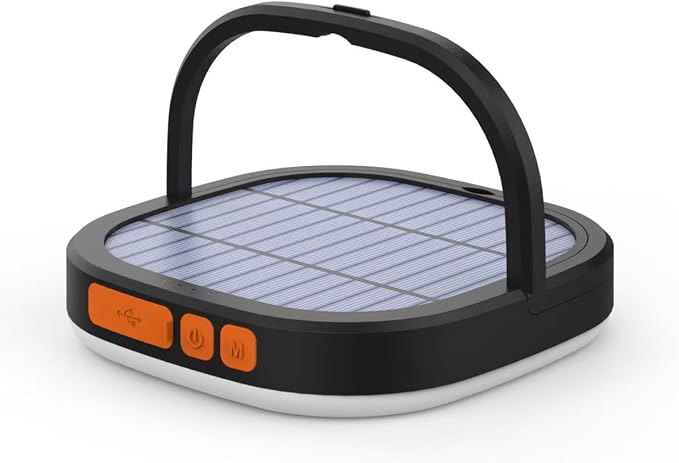LED Camping Lantern, Solar Lanterns, 5000mAh Rechargeable Light 2000 Lumens 5 by Unknown