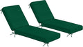Sundale Outdoor Olefin Chaise Lounge Cushion Set of 2, Water-Resistant Patio by SundaleOutdoor