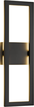 LamQee 22" Modern Outdoor Wall Lights, 3000K 1450LM Integrated LED Large by LamQeeLights