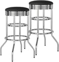 TRINITY Heavy Duty 30-Inch Backless Swivel Bar Stool by TRINITY