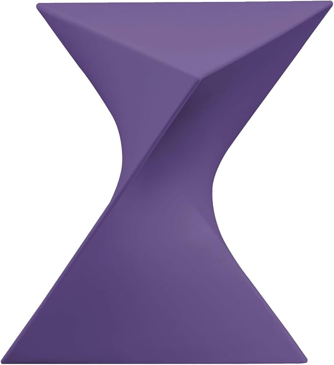 LeisureMod Modern Purple Accent Side Table by LeisureMod