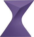LeisureMod Modern Purple Accent Side Table by LeisureMod
