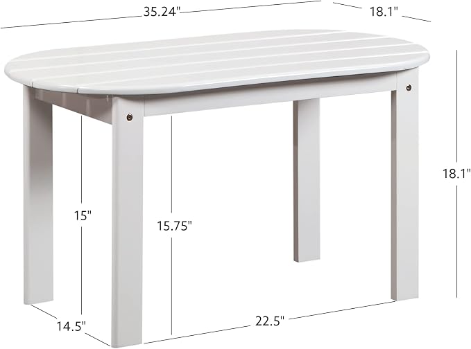 Linon Jayde Adirondack Coffee Table - Image 16
