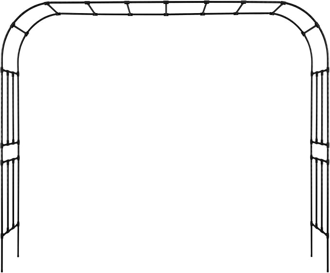 VEVOR Garden Arbor, 94.5 x 126 x 15.8 in Metal Archway, Sturdy Outdoor Trellis - Image 9