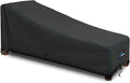 SIRUITON Outdoor Chaise Lounge Cover, Heavy Duty Waterproof & UV Resistant by SIRUITON