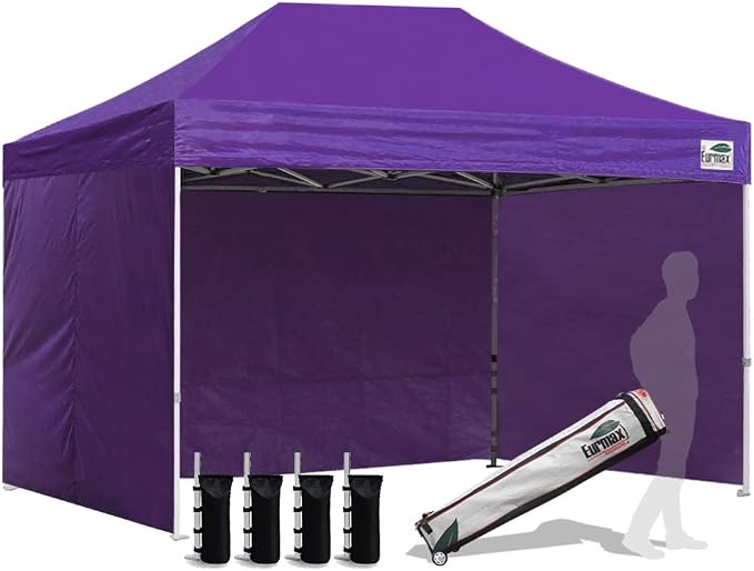 Eurmax USA 8'x12' Pop-up Canopy Tent Commercial Instant Canopies by Eurmax
