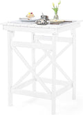 HDPE Outdoor Bar Table, Weather Resistant HDPE Patio High Top Pub Table by SeeHill