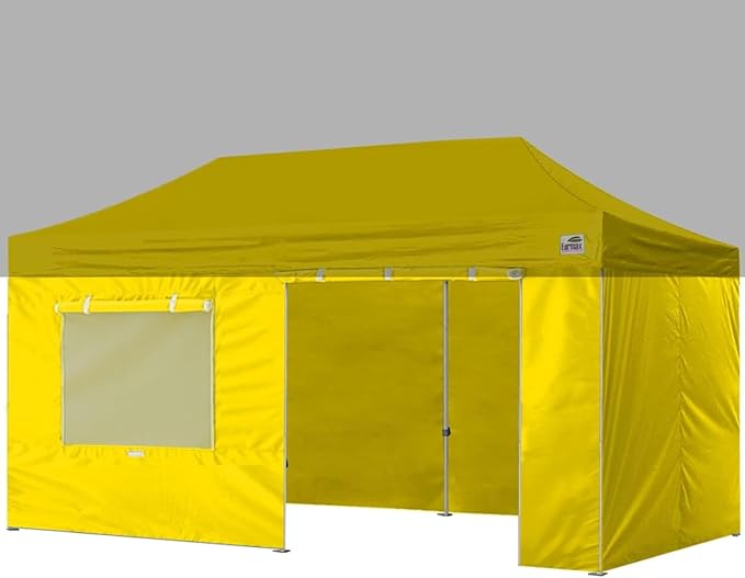 Eurmax USA Full Zippered Walls for 10 x 20 Pop Up Canopy Tent, Enclosure by Eurmax
