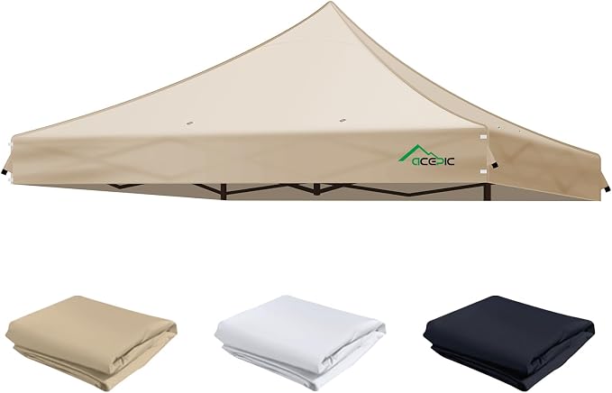 Heavy Duty 10x10 Canopy Replacement Top Cover by ACEPICOutdoor