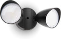 LUTEC 6222B-D2D 3500 Lumen 32 Watt Dusk to Dawn Dual-Head Flood Light Outdoor by LUTEC