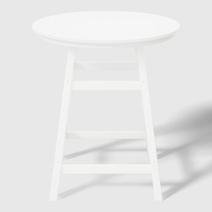 WestinTrends Malibu 5-Piece HDPE Outdoor Patio Dining Bar Bistro Table Set - Image 3