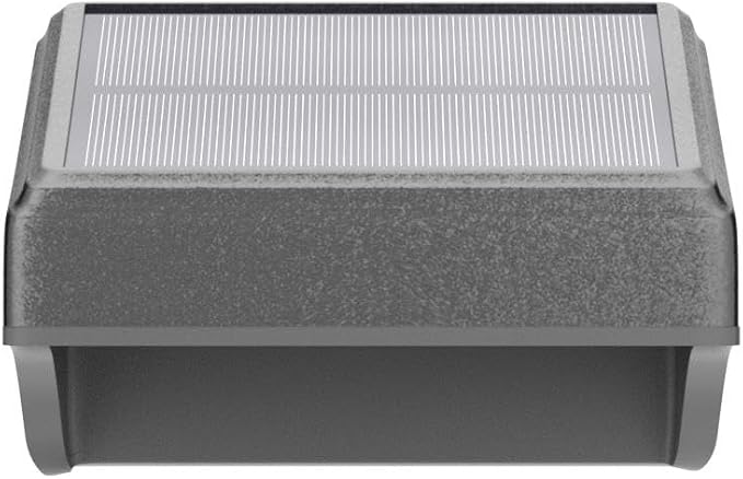 Bridika Solar Fence Lights, Outdoor Waterproof Warm White & Color Glowt - Image 4