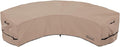 ULTCOVER Patio Curved Sofa Cover Waterproof by ULTCOVER