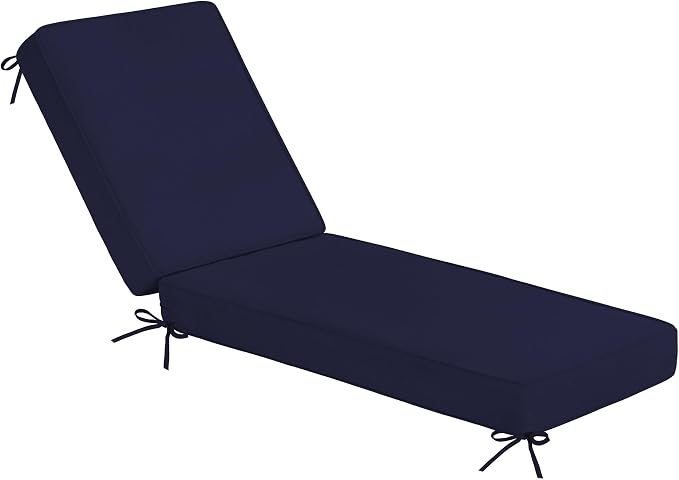 Sundale Outdoor Olefin Chaise Lounge Cushion, Water-Resistant Patio Lounge by SundaleOutdoor