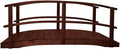 10 FT MAHOGANY Amish Made Garden Bridge by Unknown
