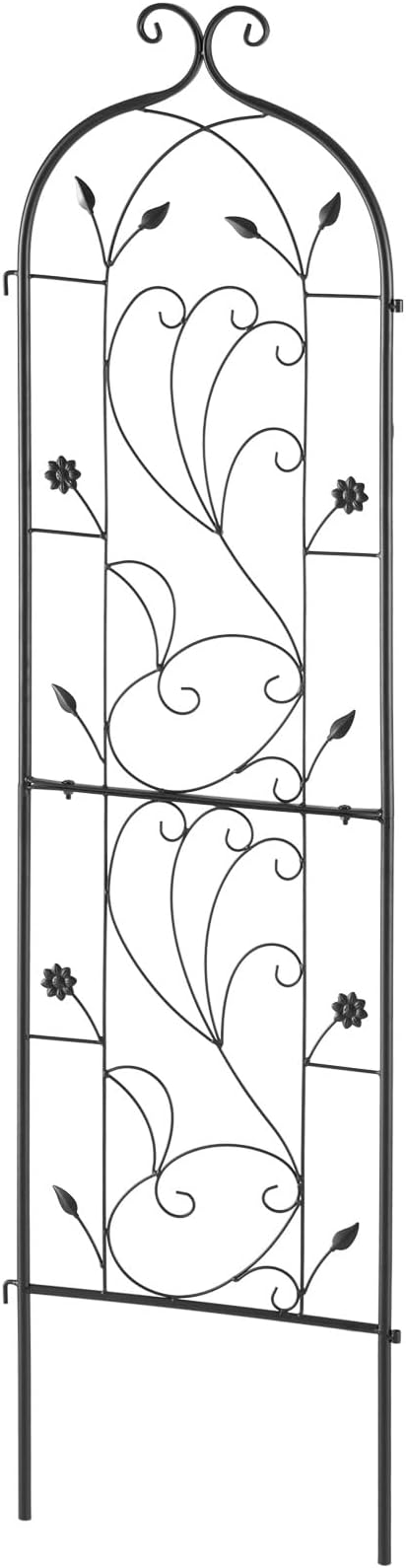 VEVOR 60 x 15 in, Rustproof Metal Garden Flower Trellis, Outdoor Climbing Rose - Image 9