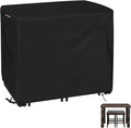 Outdoor Bar Height Table and Chair Cover, Heavy Duty 600D Waterproof Patio Bar by Yourpatiocoverexpert