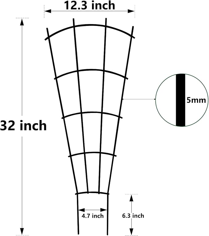 4 Pack 32'' Indoor Plant Trellis - Image 7