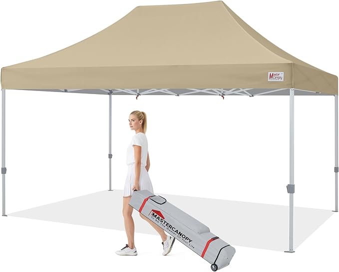 MASTERCANOPY Pop Up Canopy Tent Commercial Grade 10x15 Instant Shelter by MASTERCANOPY