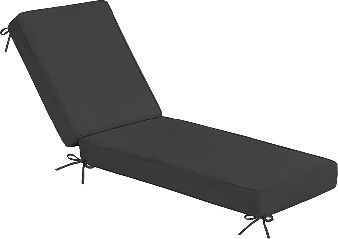 Sundale Outdoor Olefin Chaise Lounge Cushion, Water-Resistant Patio Lounge by SundaleOutdoor