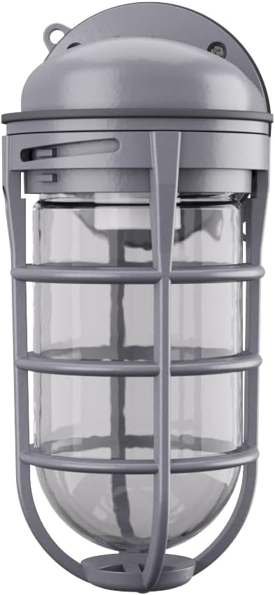 Lithonia Lighting Jelly Jar Light Fixture, Incandescent Utility Vapor Tight - Image 6