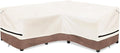 okcool Outdoor Sectional Sofa Cover Waterproof-V-Shaped Patio Furniture Covers by Okcool