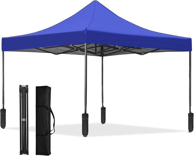 BestOffice Canopy Tent, 10X10 FT Pop Up Canopy Outdoor Instant Tent Slant Legs by BestOffice