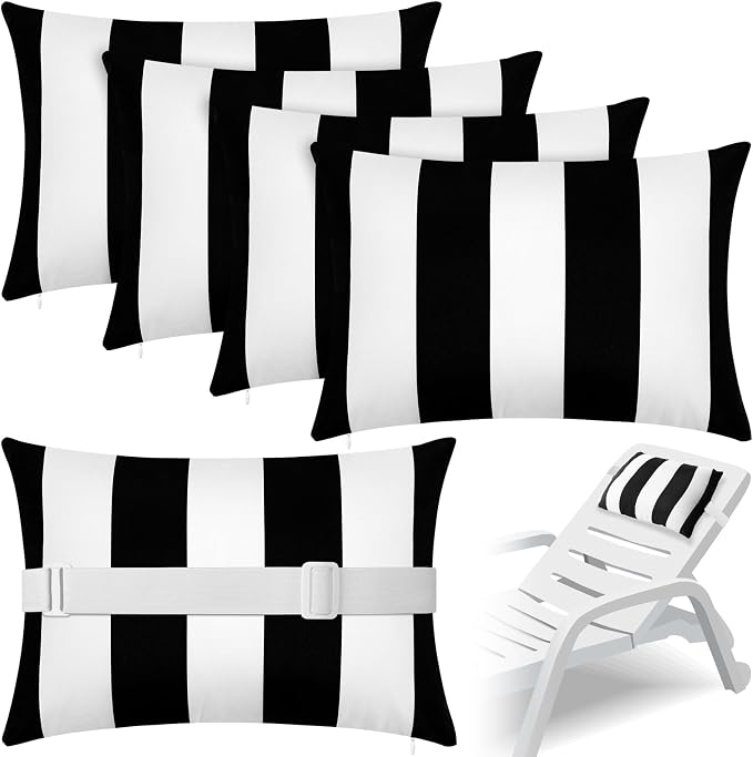 4 Pcs Chaise Lounge Pillow by Lineshading