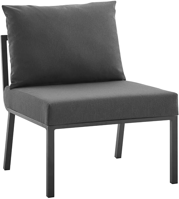 Modway Riverside Outdoor Patio Aluminum Sectional Set - Image 8