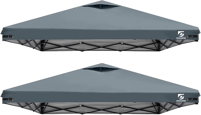 2PCS 10x10 Pop Up Canopy Replacement Top Cover by UNICAMPER