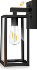 SHINE HAI Dusk to Dawn Outdoor Wall Lantern, Exterior Sensor Light Fixture by ShineHai