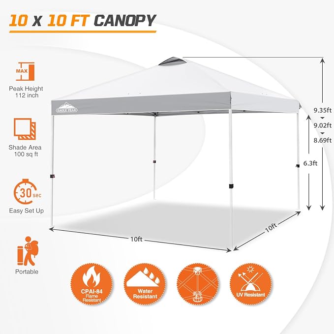 EAGLE PEAK Pop Up Canopy Tent - Image 3
