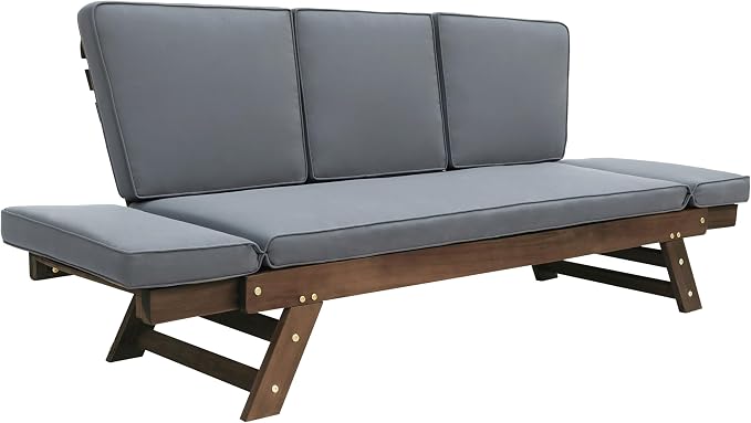 LUMISOL Outdoor Daybed, Convertible Chaise Lounge - Image 8