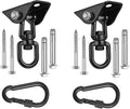 YOSE 2-Pack Hammock Hanging kit, 360°Rotating 1200 lb Capacity Heavy Duty by Unknown