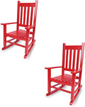 Kids Rocking Chair Set of 2 for Toddlers and Children Comfy Wooden Recliner by Hngilkoo