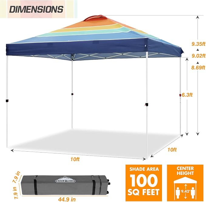 EAGLE PEAK Pop Up Canopy Tent - Image 3