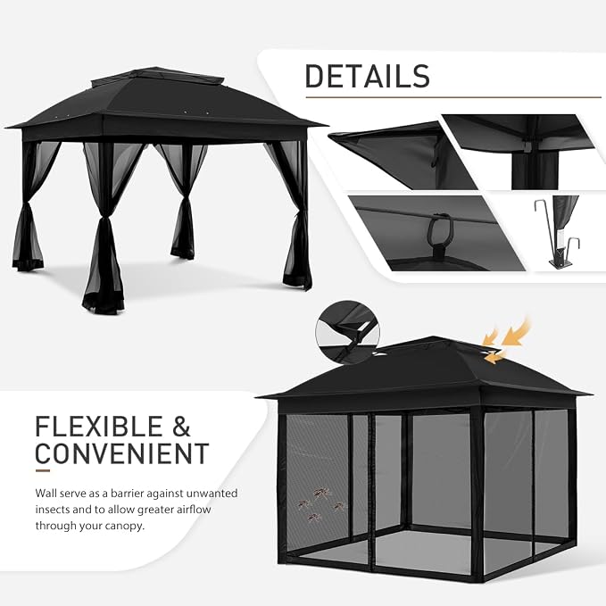COOS BAY 11x11 Pop Up Gazebo - Image 2