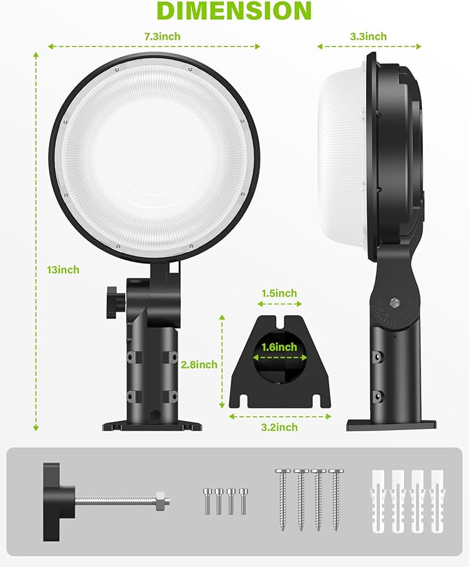 150W LED Barn Light 21000LM Yard Area Light Dusk to Dawn Outdoor Lighting - Image 6