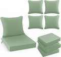 Outdoor Cushions for Patio Furniture, Double-Sided Waterproof Backrest and Deep by SUMMSUN