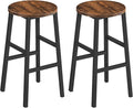 Bar Stools, 24.4 Inch Kitchen Breakfast Bar Stools, Industrial Bar Stools by MAHANCRIS