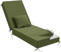 Outdoor Water-Resistant Olefin Chaise Lounge Cushions by Aofeite