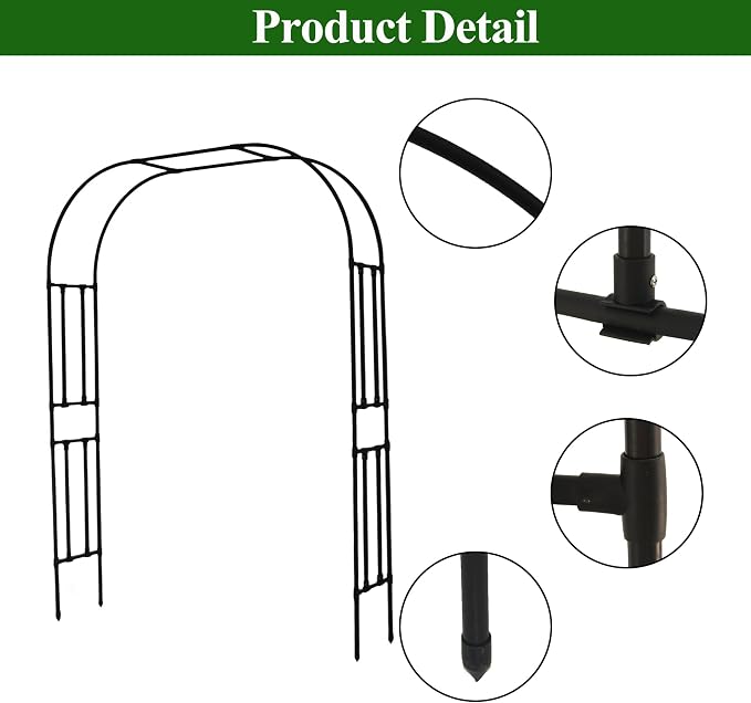 7.9 Ft H x 5.9 Ft W Garden Arch - Image 6