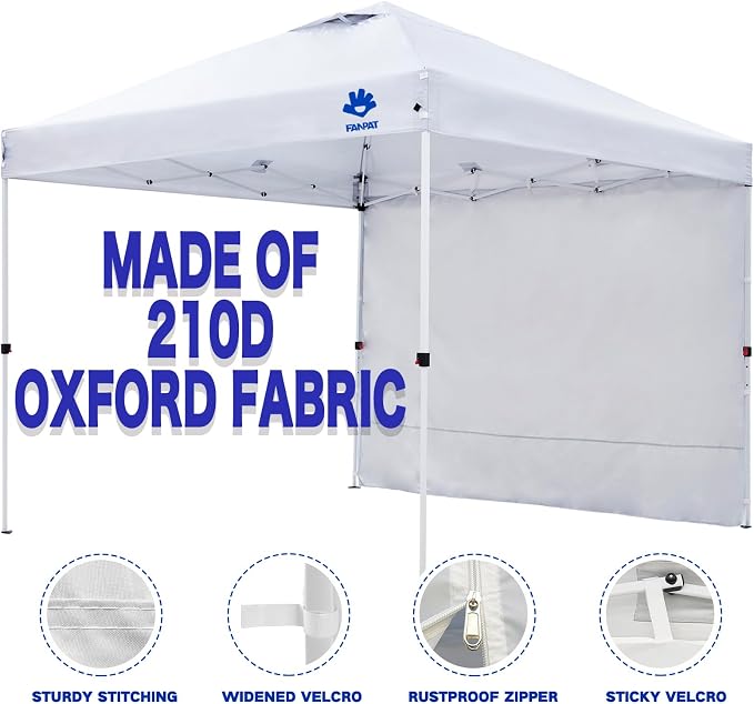 Instant Canopy Tent Sidewalls for 10x10 Pop Up Canopy Waterproof, 99% UV - Image 6