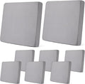 Newwiee 8Pcs Patio Cushion Covers Stretch Outdoor Cushion Cover Replacement by Newwiee