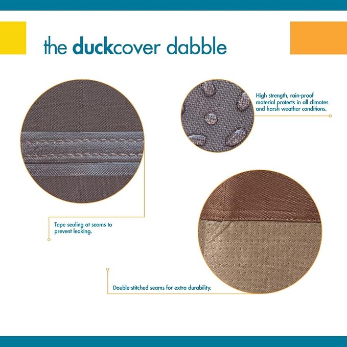 DUCKCOVERS ULV603535 Ultimate Loveseat Cover, Mocha Cappuccino, Patio Furniture - Image 10