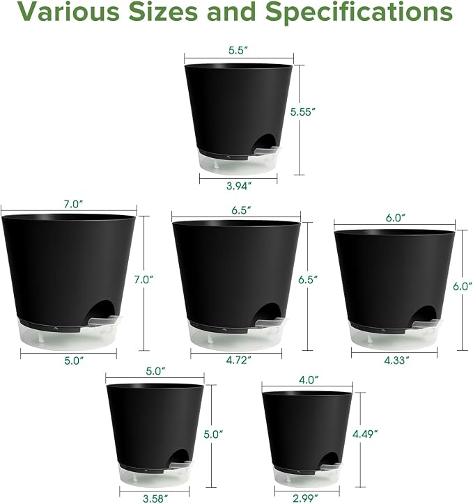 GARDIFE 2026 Upgraded Self Watering Plant Pots - Image 2
